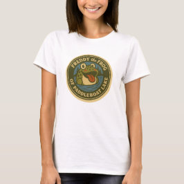Camiseta Women's Tee Freddy the Frog on Paddleboat Lake