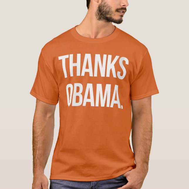 Camiseta Womens Thanks Obama VNeck (Frente)