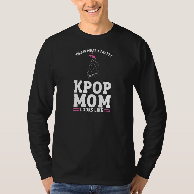Camiseta Womens This is what a pretty KPop Mom looks like K (Frente)