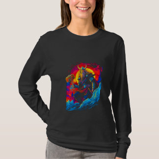 Camiseta Womens Thorr Mjolnir God Thunder Lightning Norse M