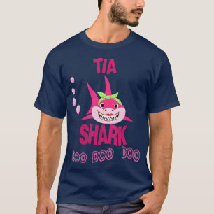 Camiseta Womens Tia Shark Gift AuntPlayera para Tia en Espa