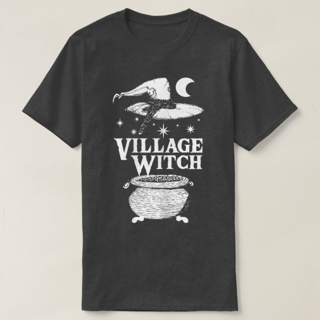 Camiseta Womens Village Witch - Witchcraft Witchca Wicca Oc (Frente do Design)