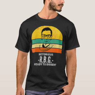 Camiseta Womens Vintage RBG Ruth Bader Ginsburg P