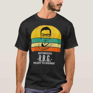 Camiseta Womens Vintage RBG Ruth Bader Ginsburg P