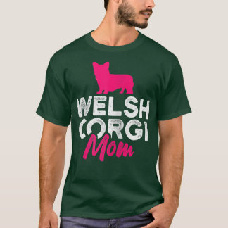 Camiseta Womens Welsh Corgi Mãe 1857