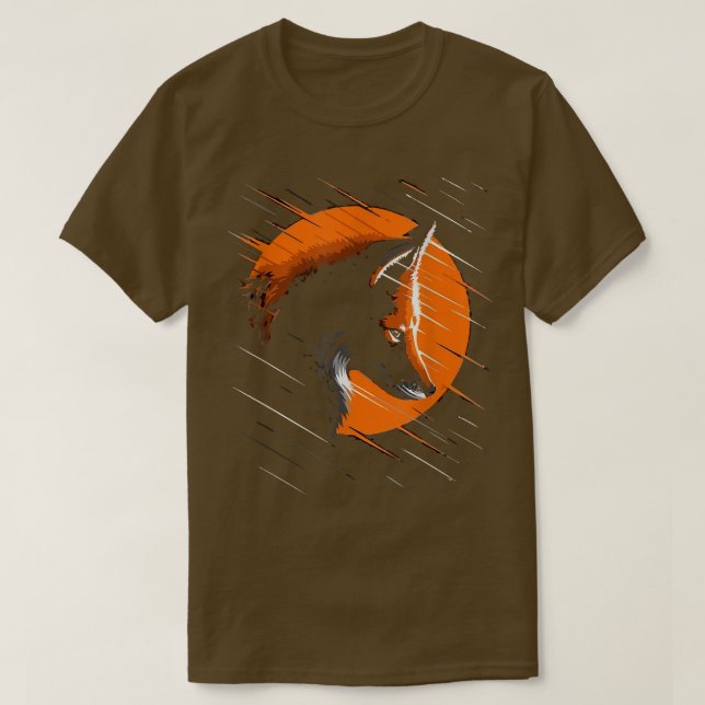 Camiseta Womens Wild Fo Silhuette (Frente do Design)