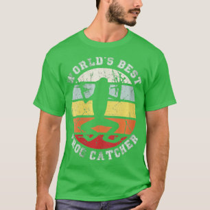 Camiseta Womens Worlds best sapo catcher Sapo Hunter VNeck
