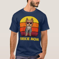 Womens Yorkie Mama Retro Vintage Yorkshire Terrier