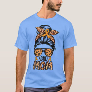 Camiseta Womens Z4d4 Mensagens Manuais Mãe Laranja Fita ADH