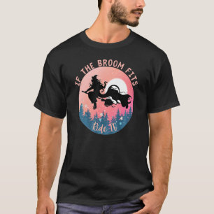 Camiseta Womenu2019s Se Os Ajustados De Vassoura Andam No H