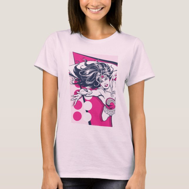 Camiseta Wonder Retro Glam Arte (Frente)