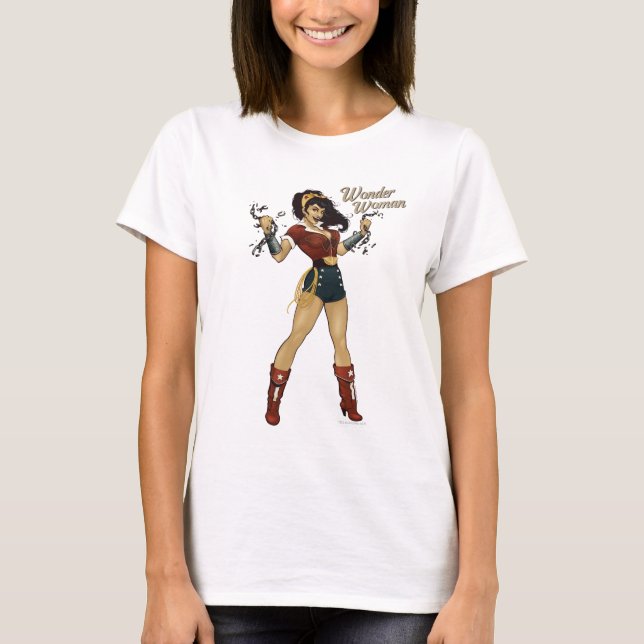 Camiseta Wonder Woman Bombshell (Frente)