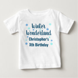 Camiseta Wonderland Birthday Baby T Shirt