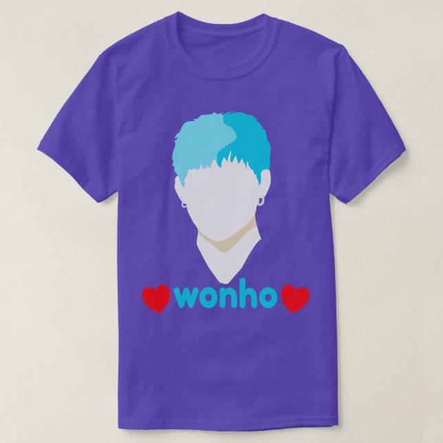 Camiseta Wonho Love Fan Club Fandom (Frente do Design)