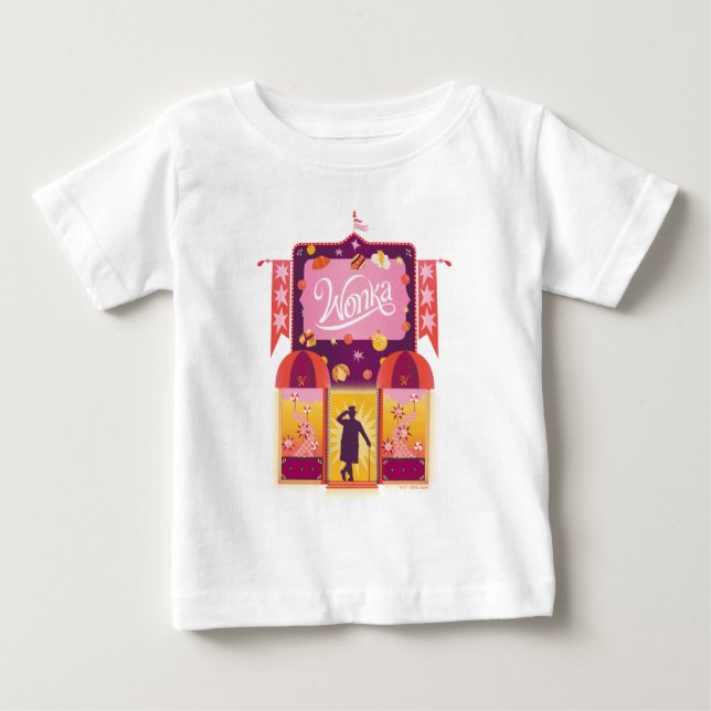 Camiseta Wonka Candy Store Graphic (Frente)