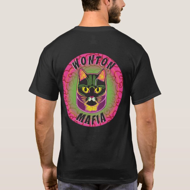 Camiseta Wonton Mafia Cat Tee (Verso)