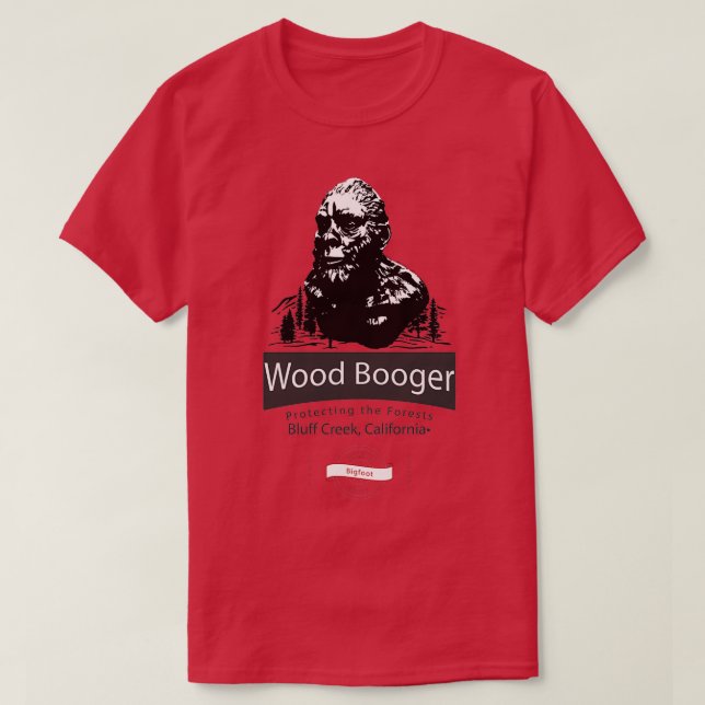 Camiseta Wood Booger Bigfoot (Frente do Design)