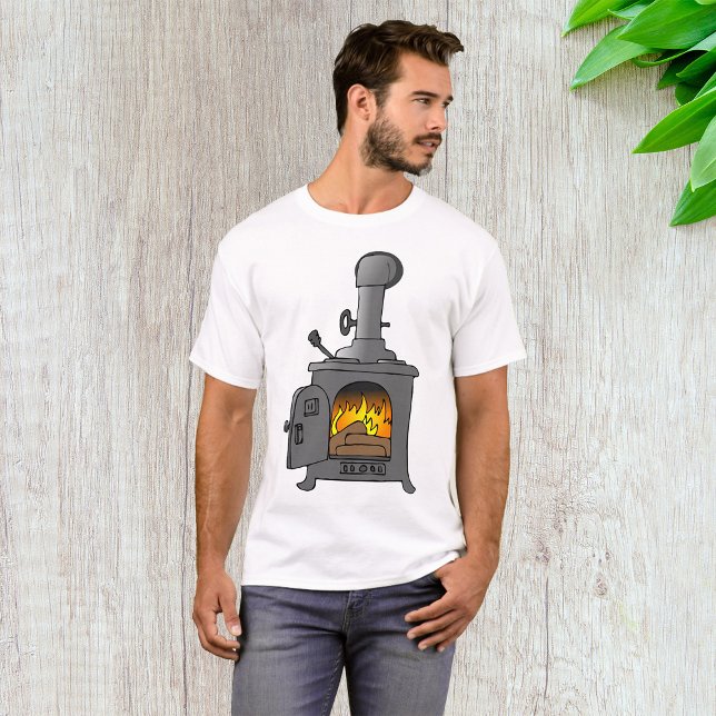 Camiseta Wood Burner Stove (Criador carregado)