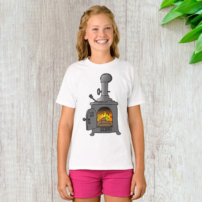 Camiseta Wood Burner Stove (Criador carregado)