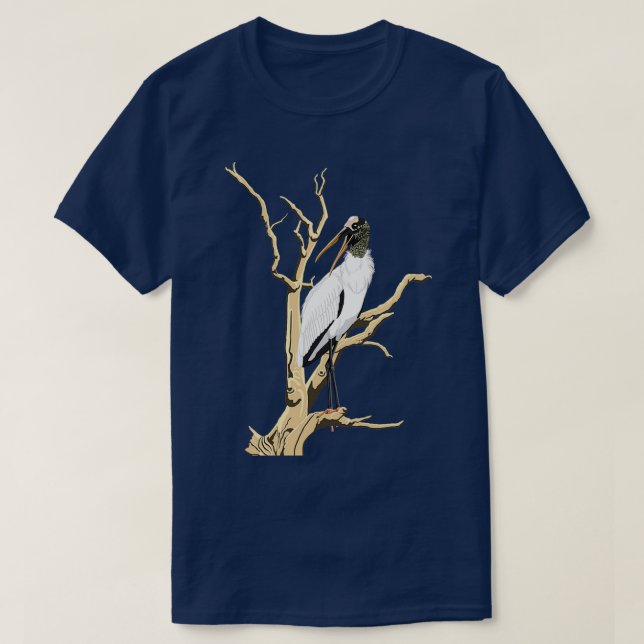 Camiseta Wood Stork (Frente do Design)