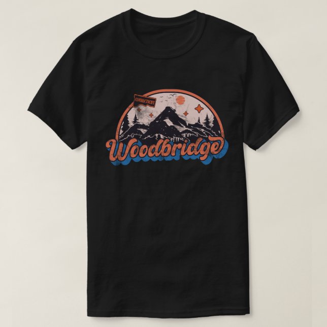 Camiseta Woodbridge, Connecticut (Frente do Design)