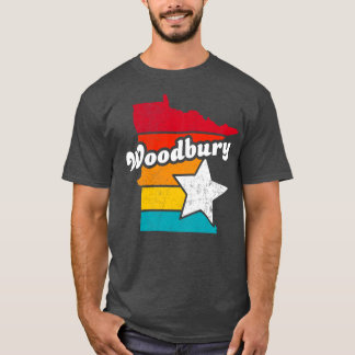 Camiseta Woodbury Minnesota Vintage afligida Souvenir 2