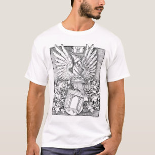 Camiseta Woodcut heráldico II
