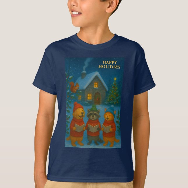 Camiseta Woodland Carol Choir (Frente)