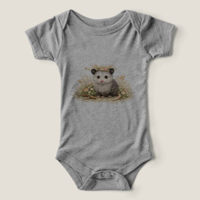 Camiseta Woodland opossum (Design frontal)