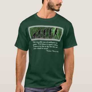 Camiseta Woodrow Wilson na evolução