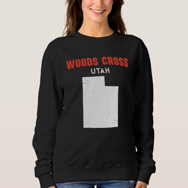 Camiseta Woods Cross Utah USA State America Travel Utahan (Frente)