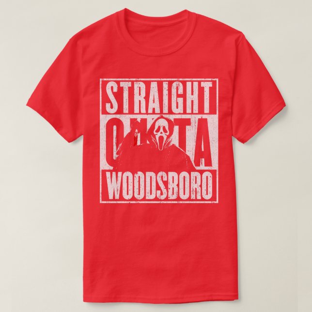 Camiseta Woodsboro (Frente do Design)