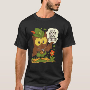 Camiseta Woodsy Owl dá uma queca sobre o dia do porto flore