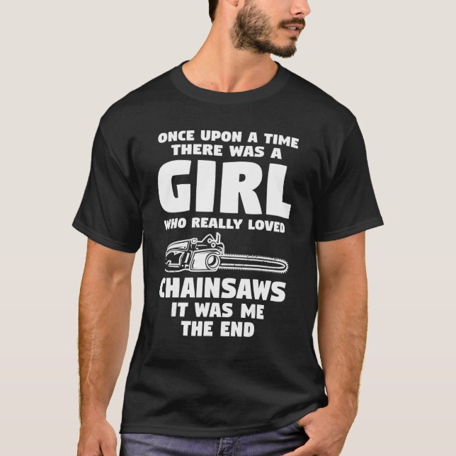 Camiseta Woodworker Woodworking Chainsaw (Frente)