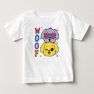 Camiseta Woof Baby - Camisa de Cachorrinhos de Ver
