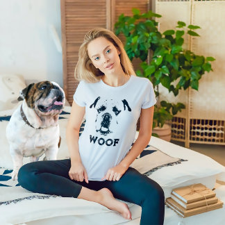 Camiseta Woof Bulldog Retrato Distinto