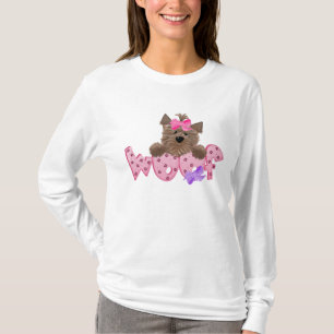 Camiseta Woof do cão de Yorkie