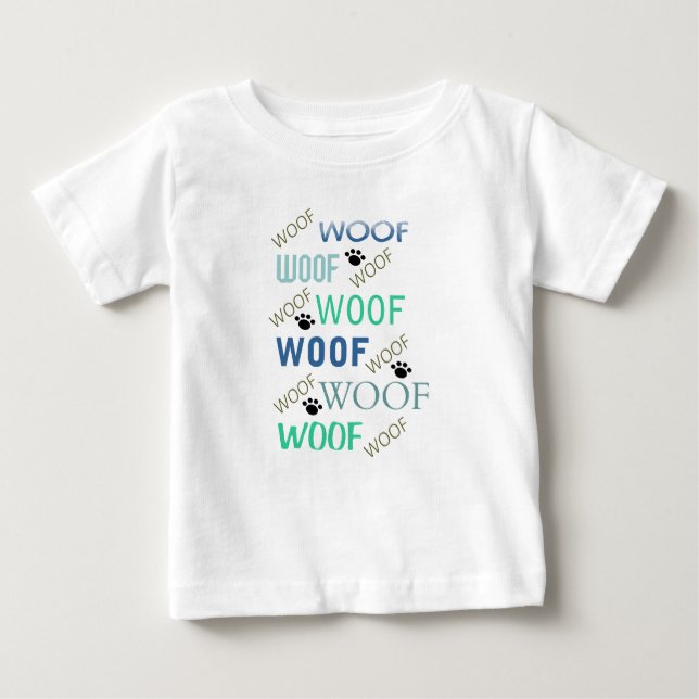 Camiseta WOOF por todo o Toddler Tee (Frente)