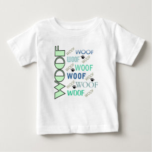 Camiseta WOOF & WOOF com Paws Toddler Tee