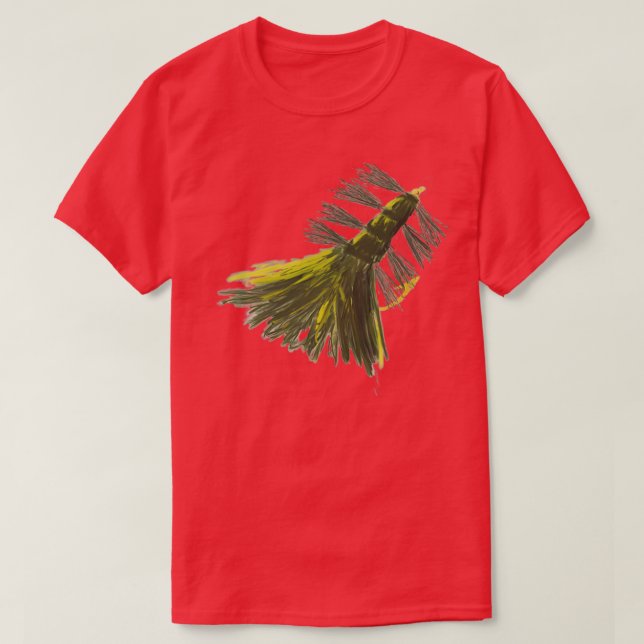 Camiseta Wooly Bugger Fly (Frente do Design)