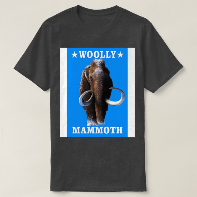 Camiseta Wooly Mammoth (Frente do Design)