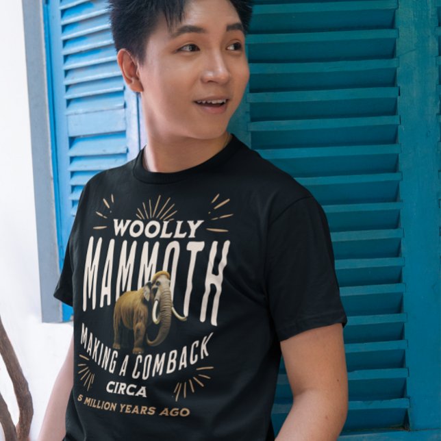 Camiseta Wooly Mammoth Revival (Woolly Mammoth Comeback Shirt for Men)