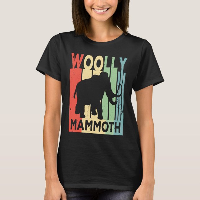 Camiseta Wooly Mammoth Vintage Unisex (Frente)