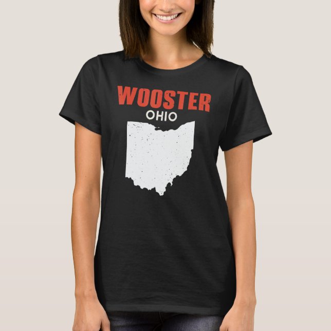 Camiseta WOOSTER Ohio USA State America Travel Ohioan (Frente)