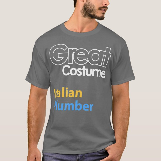 Camiseta Woot Italiana Plumber (Frente)