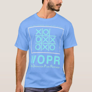 Camiseta WOPR inspirado nos jogos de guerra