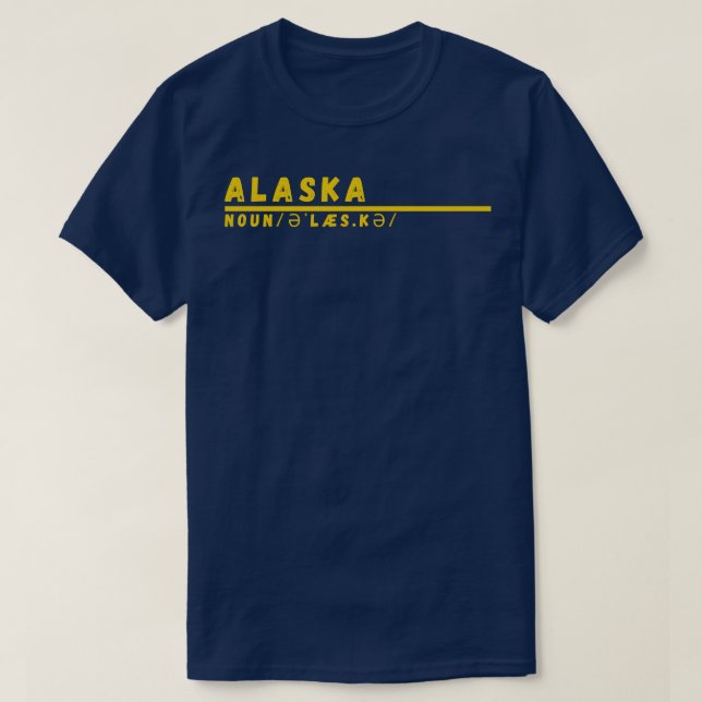 Camiseta Word Alaska TSirt (Frente do Design)