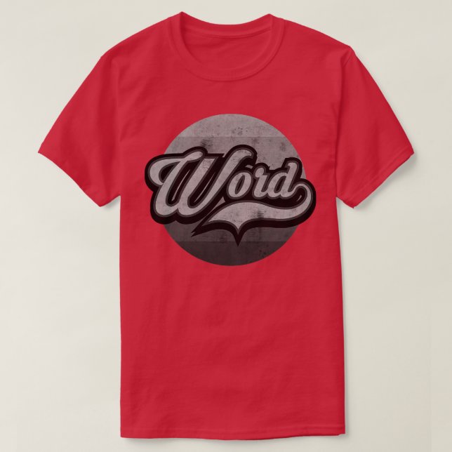 Camiseta Word Up BW (Frente do Design)