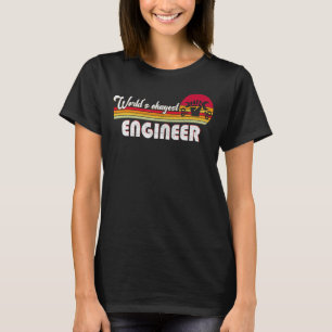 Camiseta Words Okayest Engenheiro, Engenharia Engraçada Ret