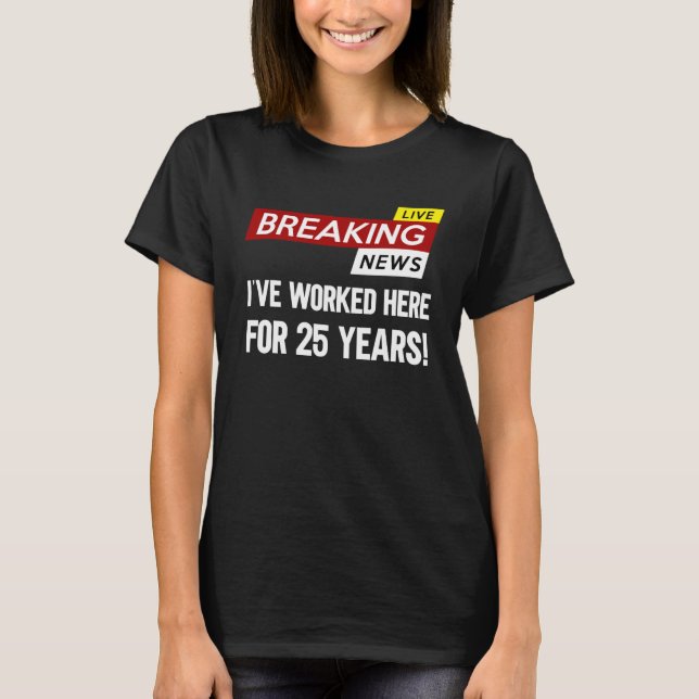 Camiseta Worker work anniversary appreciation worked here f (Frente)